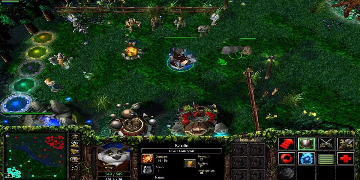 Dota Allstars, a Warcraft III mod